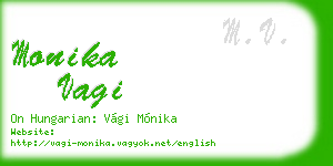 monika vagi business card